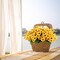 10 Bunches Artificial Sunflowers – Spring Tabletop Decor Faux Mums & Daisy Plants with Stems, UV-Resistant Silk Flowers for Home, Wedding, Garden, Indoor & Outdoor DIY Decor